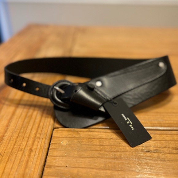 Rag and Bone, Lanson Leather Belt, Sz sm , new $295 main image 4